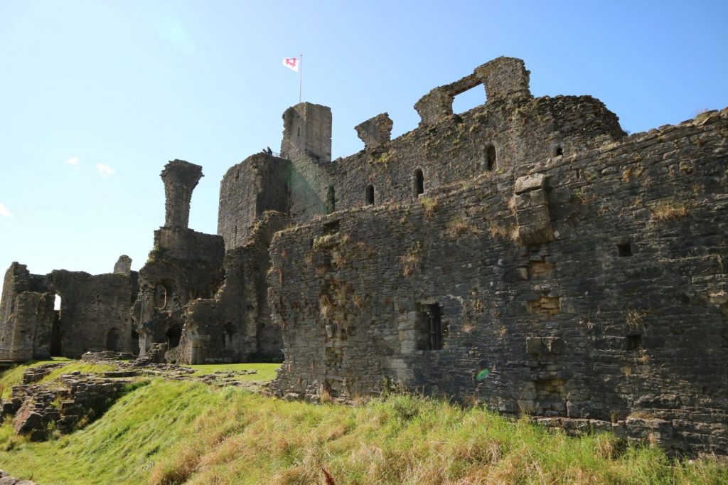 Outer wall of Middleham Castle