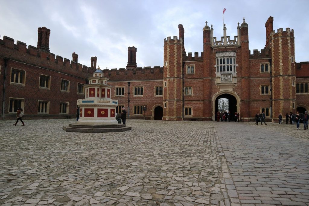 Hampton Court courtyard